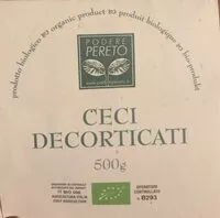 Mängden socker i Ceci decorticati