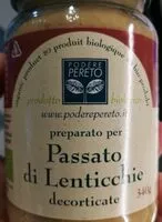 Mängden socker i Preparato per Passato di Lenticchie decorticate