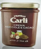 Mängden socker i Crema de cacao y avellanas