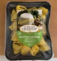 Mängden socker i Tortelloni ricotta e spinaci