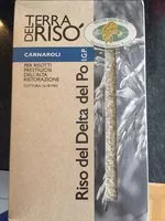 Mängden socker i Terra del riso carnaroli riso del delta del po i p