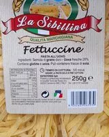 Mängden socker i Fettuccine