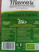 Mängden socker i Tagliatelles paglia e fieno
