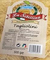 Mängden socker i Tagliolini