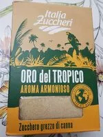 Mängden socker i Zucchero grezzo di canna