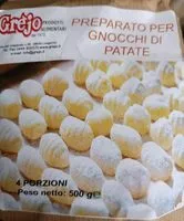 Mängden socker i Preparato per gnocchi di patate
