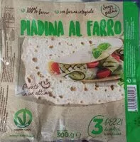 Mängden socker i Piadina al farro