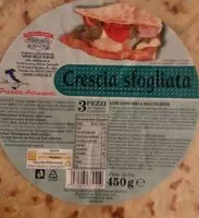 Mängden socker i Crescia sfogliata