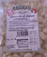Mängden socker i Gnocchi di patate