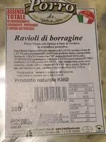Mängden socker i Ravioli di borragine