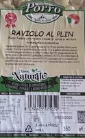 Mängden socker i Raviolo al plin