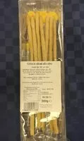 Mängden socker i Grissini stirati alle olive