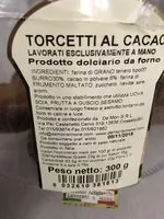Mängden socker i Torcetti al cacao