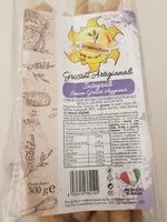 Mängden socker i Grissini integrali artigianali