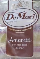 Mängden socker i Amaretti con mandorle italiane