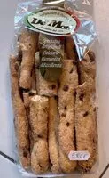 Mängden socker i Bastincini con gocce di cioccolato