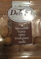 Mängden socker i Baci di dama