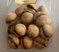Mängden socker i Baci di dama