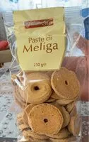 Mängden socker i Paste di meliga