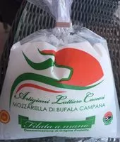 Mängden socker i Mozzarella di bufala caloaba