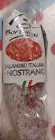 Mängden socker i Salamino nostrano italiano