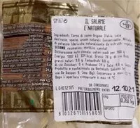 Mängden socker i Il salame è naturale