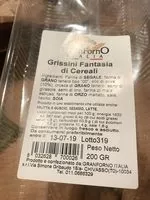 Mängden socker i Grissini cereali con olio di oliva