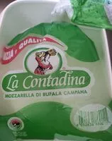 Mängden socker i Mozzarella di bufala campana