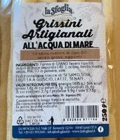 Mängden socker i Grissini artiginali all’acqua di mare