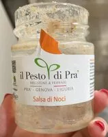 Mängden socker i Salsa di noci