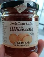 Mängden socker i Confettura extra di albicocche