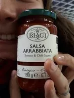 Mängden socker i Biagi Organic Arrabiata Sauce