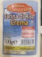 Mängden socker i Farina di riso crema