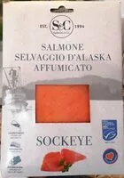 Mängden socker i Salmone selvaggio d' Alaska affumicato