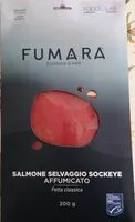 Mängden socker i Salmone selvaggio Sockeye affumicato