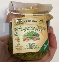 Mängden socker i Pesto di rucola e mandorle