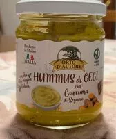 Mängden socker i Hummus di ceci con curcuma e sesamo