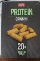 Mängden socker i Grissini protein Farmo 150g