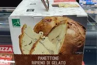 Mängden socker i Panettone ripieno di gelato