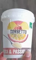 Mängden socker i Sorbetto pesca e passion fruit