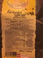 Mängden socker i Grissini « Stirati » avec l'huile d'olive
