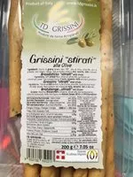 Mängden socker i Grissini "strirati" alle Olive
