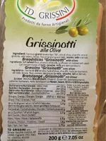 Mängden socker i Grissinotti alle Olive