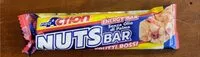 Mängden socker i Nuts bar con frutti rossi