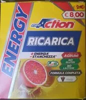 Mängden socker i Ricarica