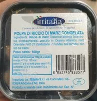 Mängden socker i Polpa di riccio di mare congelata