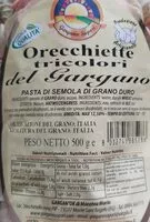 Mängden socker i Orecchiette tricolori del gargano