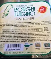 Mängden socker i Pizzoccheri