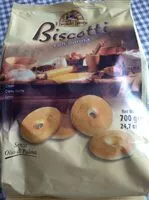 Mängden socker i Biscotti con panna