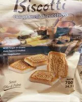 Mängden socker i Biscotti con Granelli di Zucchero